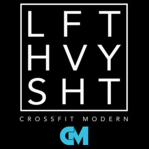 CROSSFIT MODERN - LFT HVY SHT - MEN'S T-SHIRT - BLACK - HD8QV3 Design